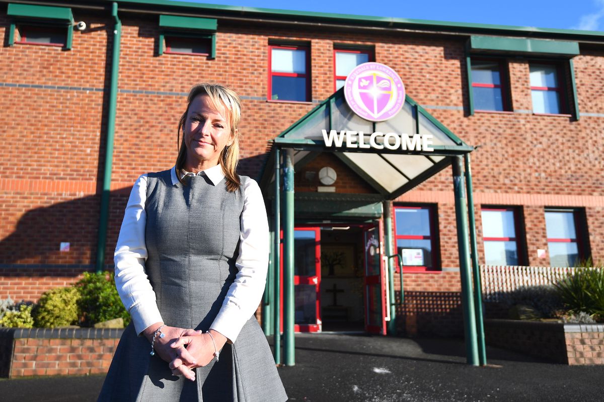 Headteacher Jo Campbell at St Lawrence Primary School,Kirkdale