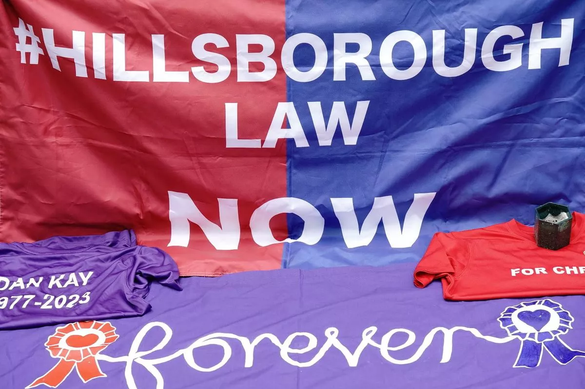 A banner for Hillsborough Law