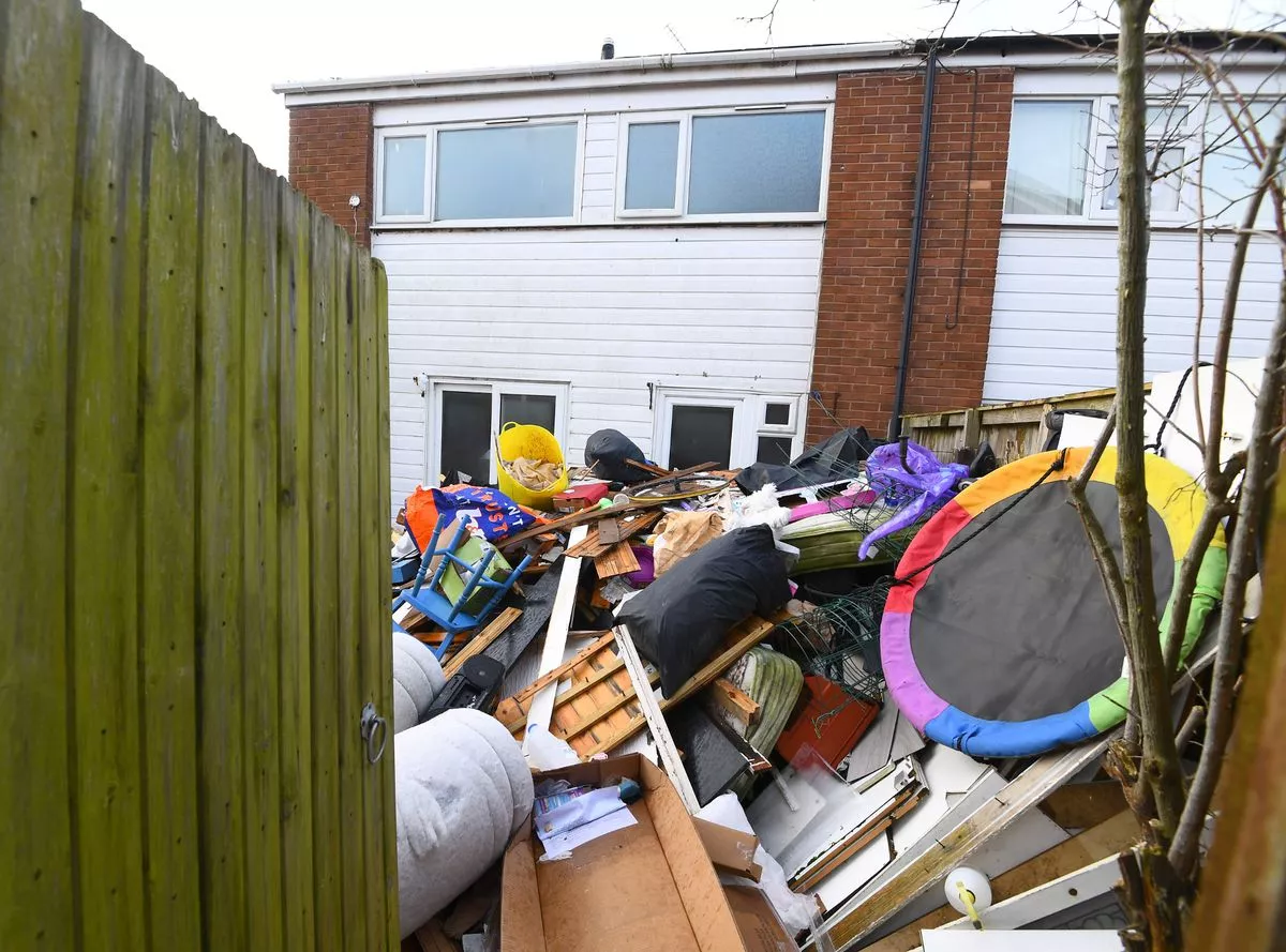 Rear garden of house on Fulwood Way ,subject to a HMO proposal