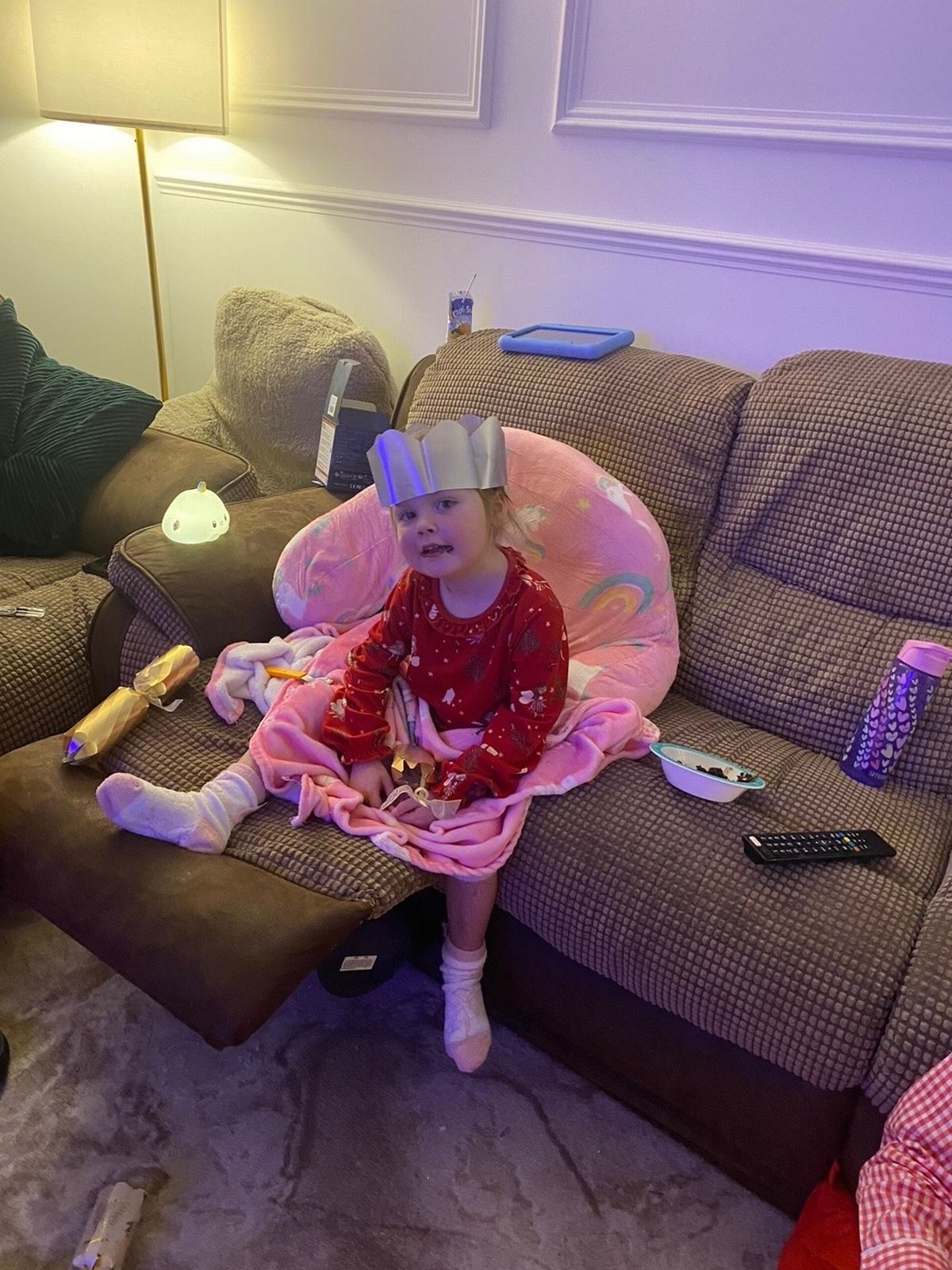 Little Brie enjoying a few Christmas treats!