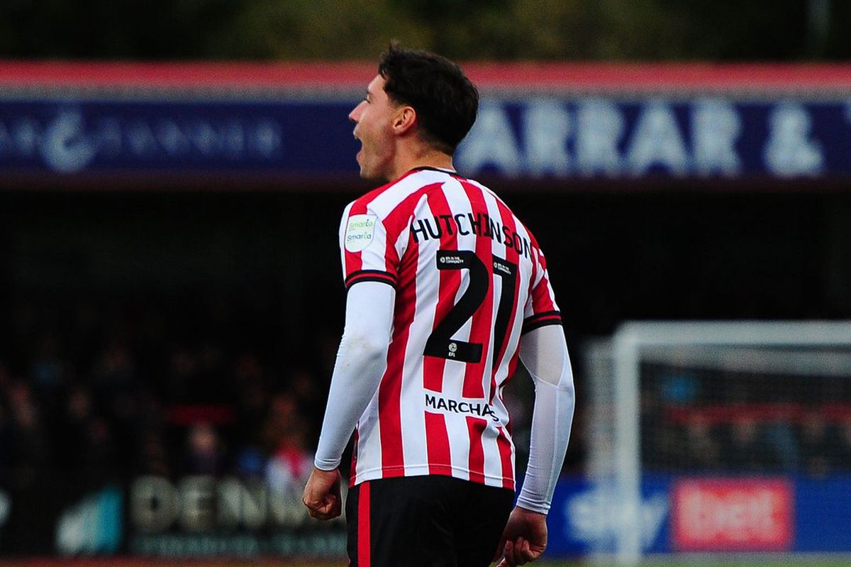 Isaac Hutchinson celebrates
