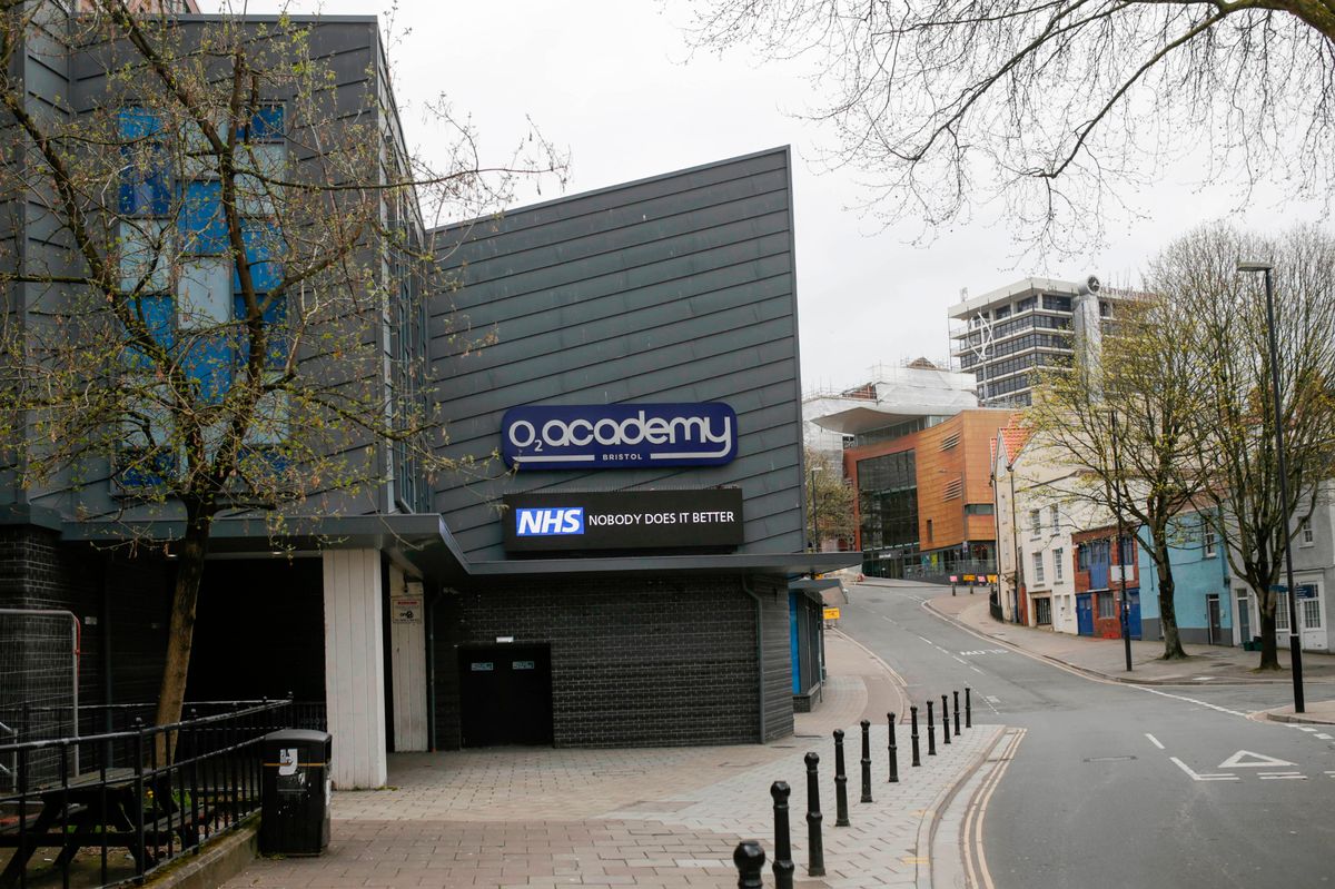 GV of exterior of concert venue