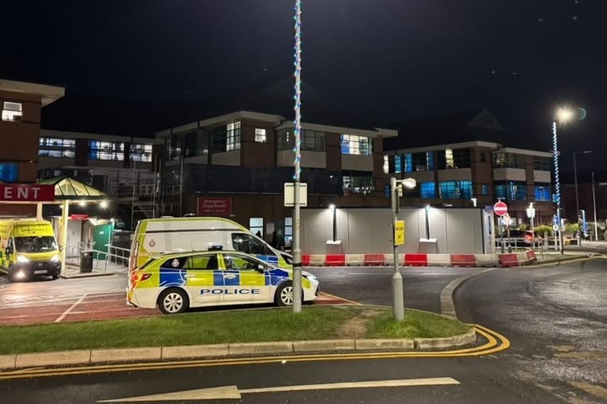 Emergency services were called to the attack at Bolton A&E