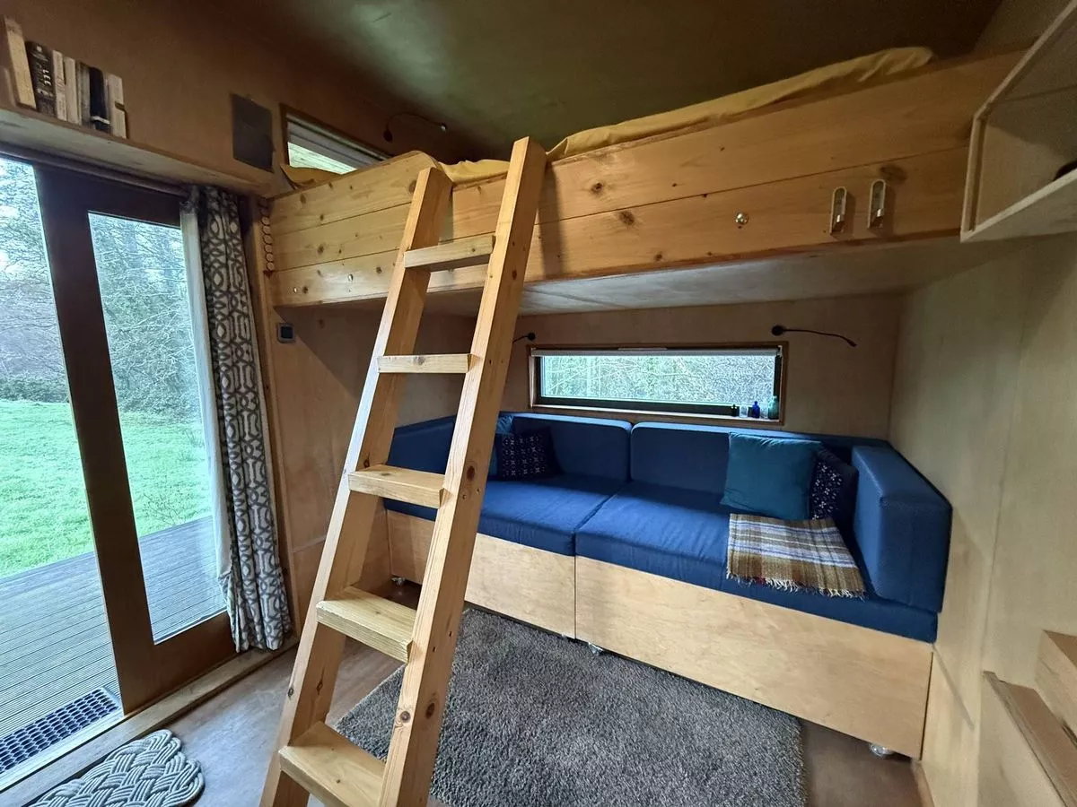 Inside Caban Hafan the grounds of Under Starry Skies