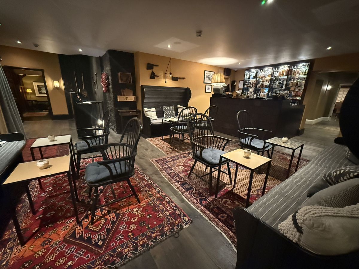 The lounge bar at ​Grove of Narberth hotel
