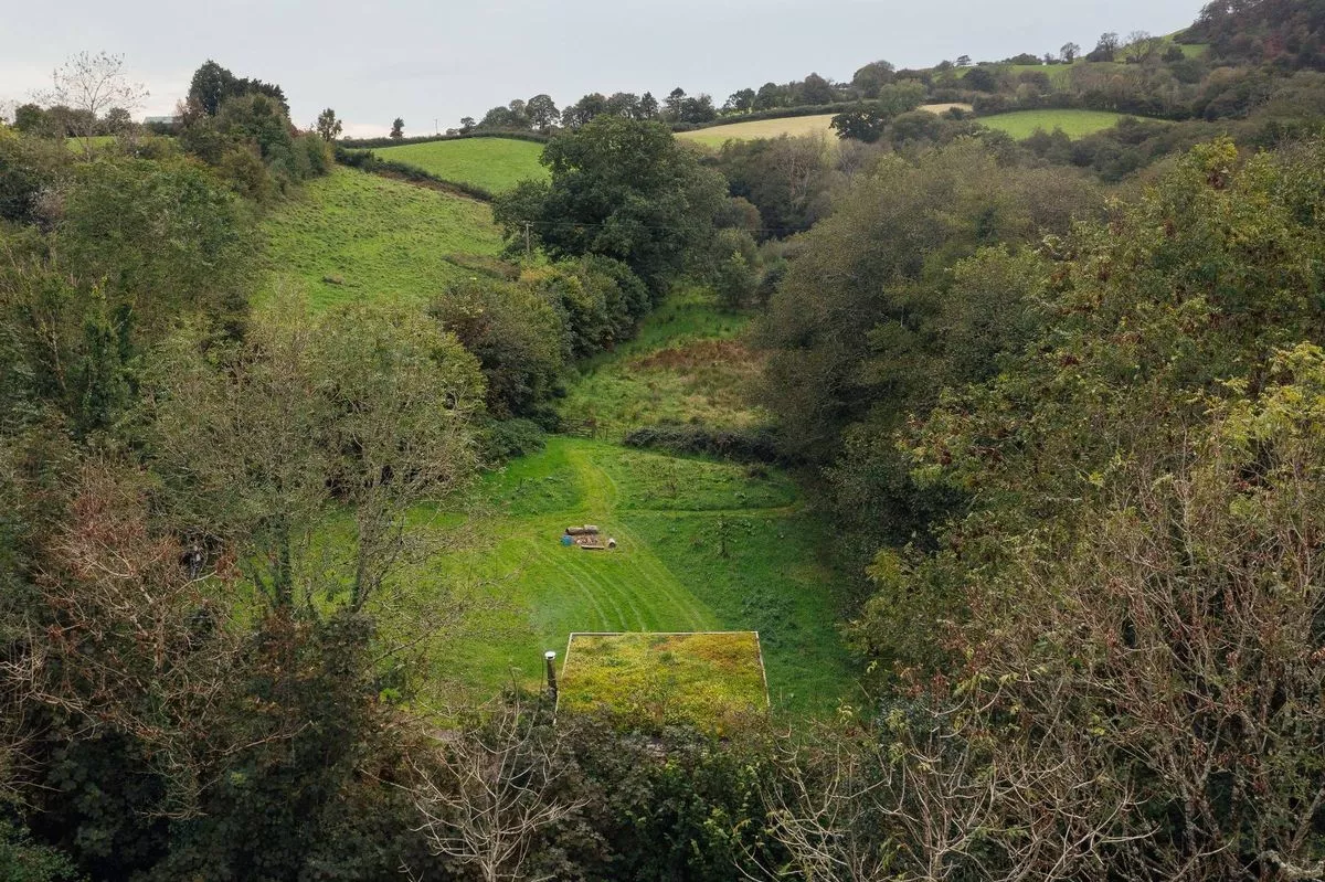 The 60 acres of land captivated the couple enough for them to buy the farm at Under Starry Skies holiday retreat in the Tywi Valley, Carmarthenshire