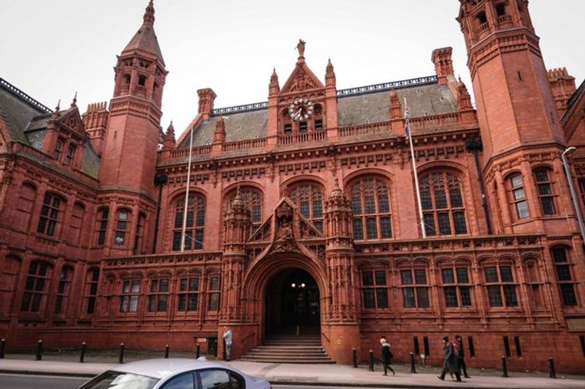 The front of Birmingham Magistrates' Court - stock photo 