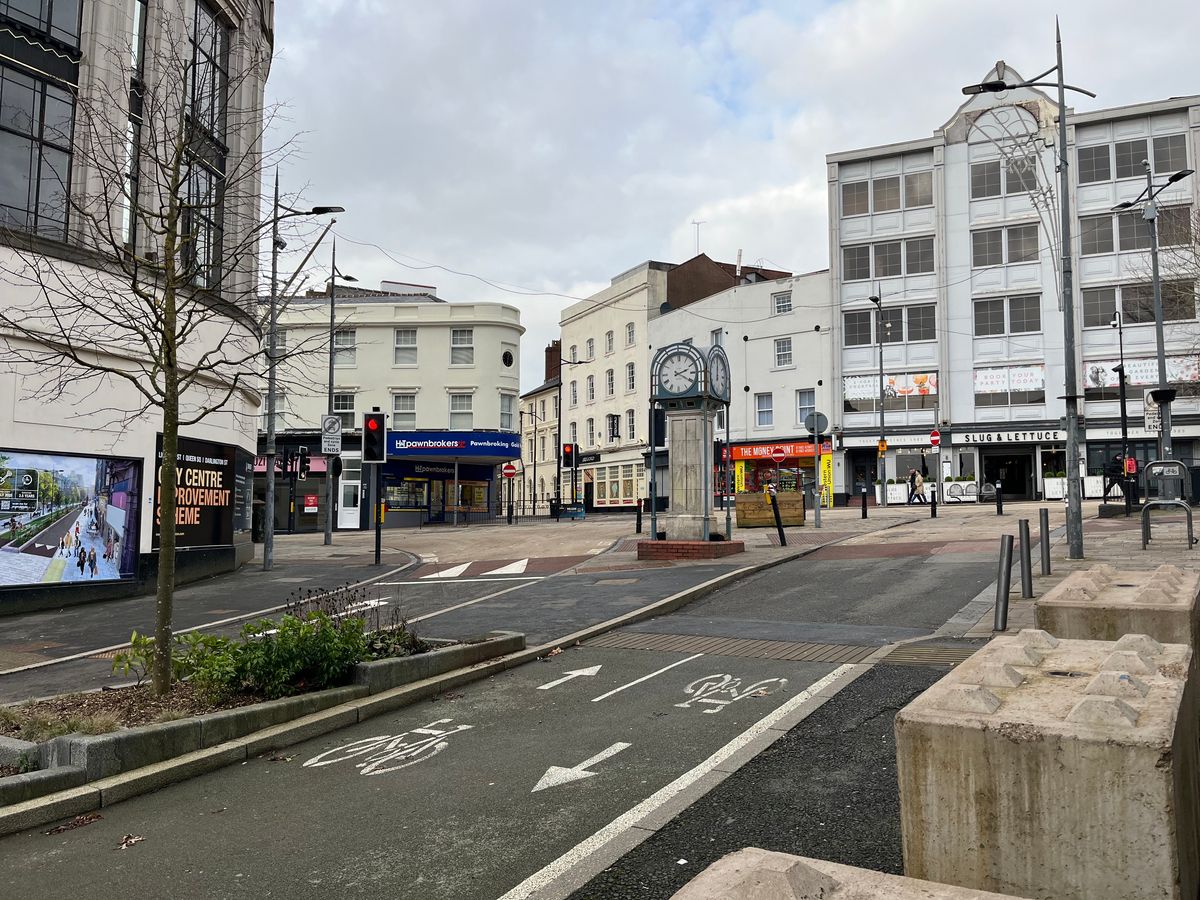 Victoria Street in Wolverhampton city centre