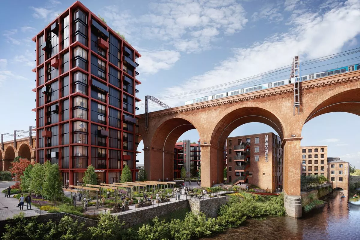 A new community at Weir Mill is set to finish in 2026 (Image: Capital and Centric)