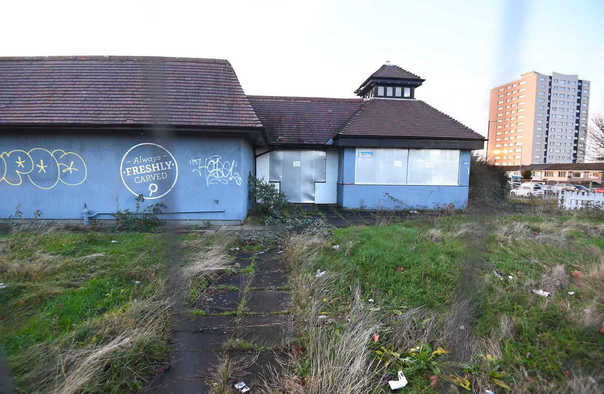 The Mons has graffiti all over its walls now