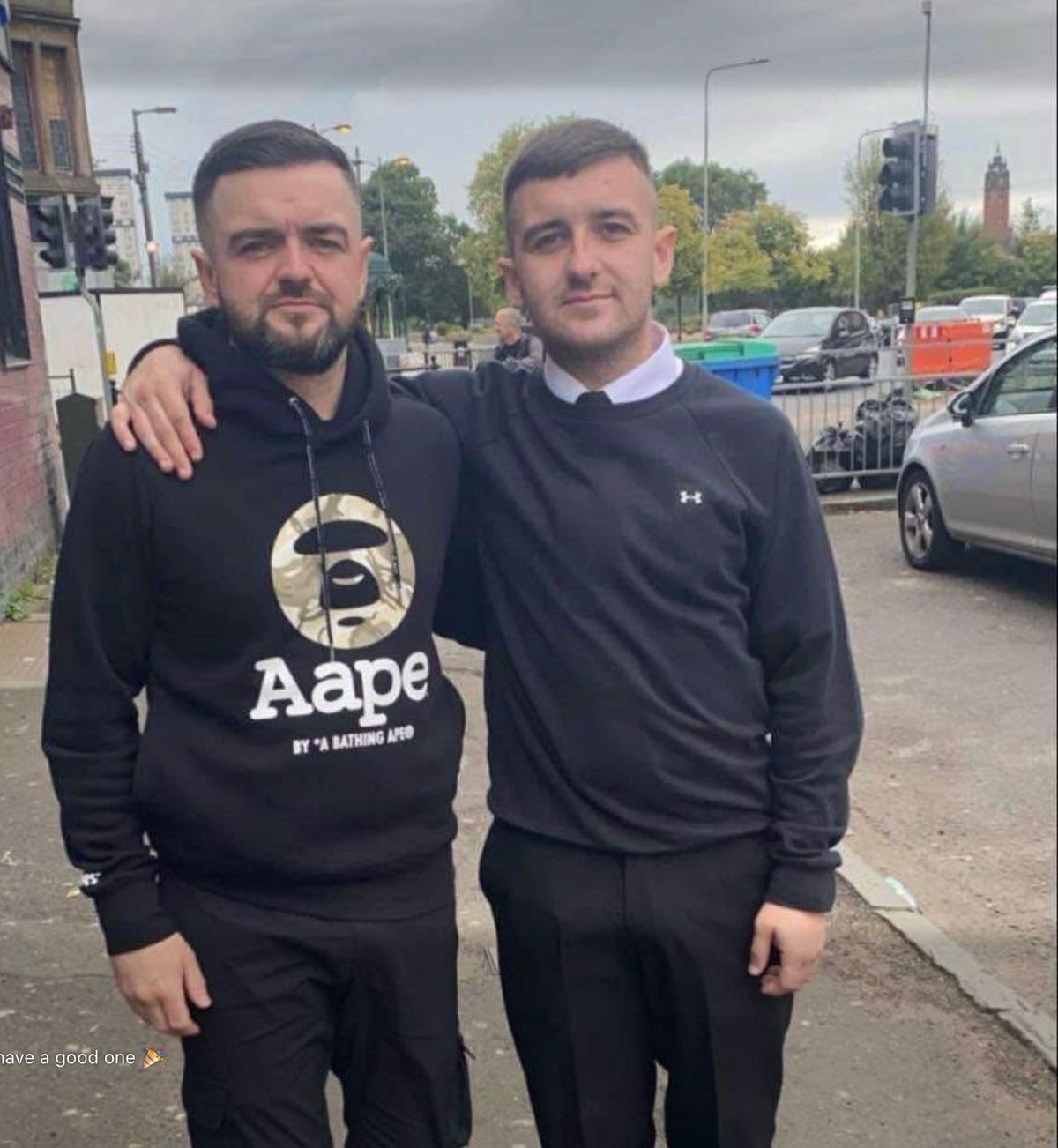 Kevin Shanley, left, and brother Kyle