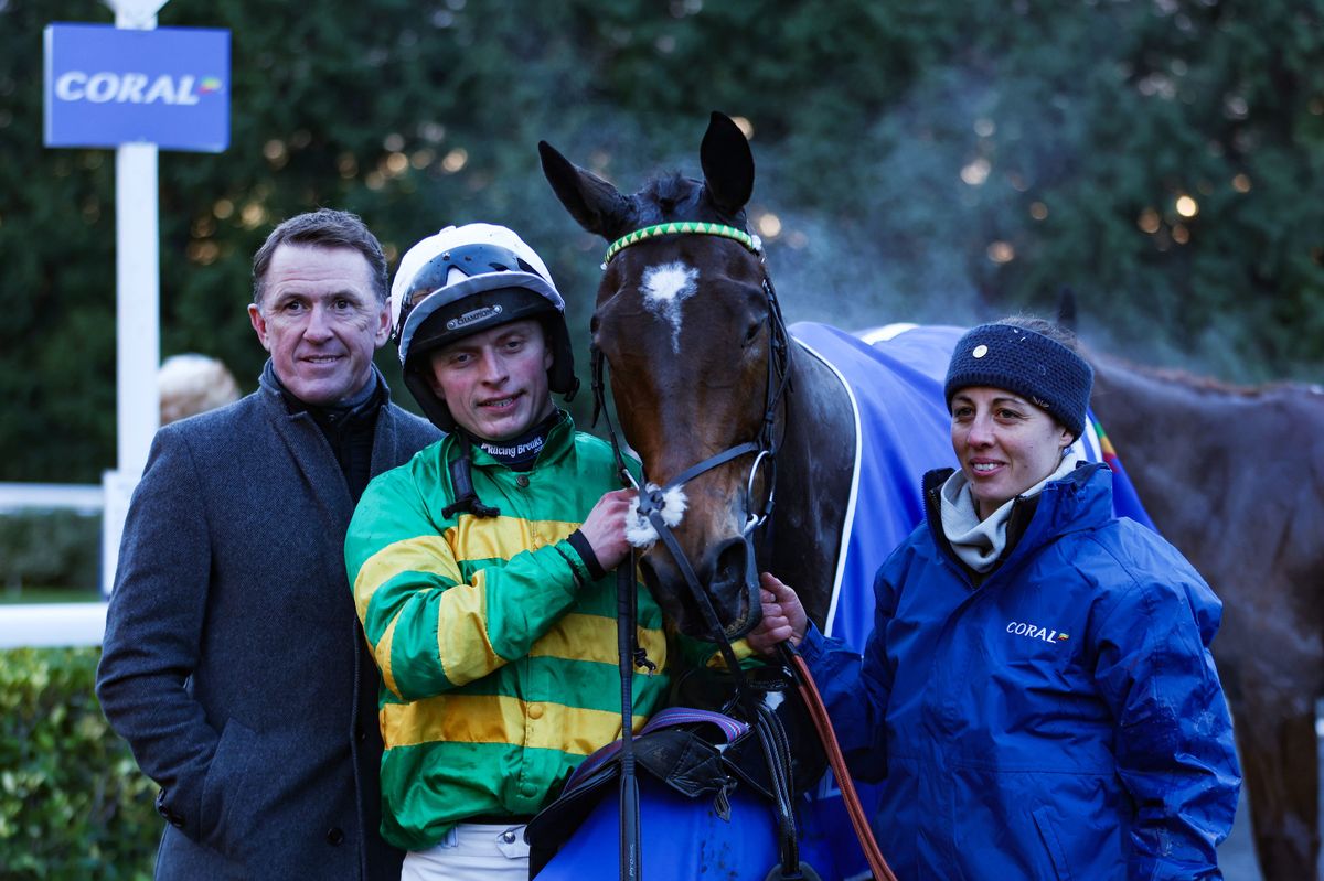 AP McCoy (left) pictured after Iberico Lord landed the Coral-sponsored feature