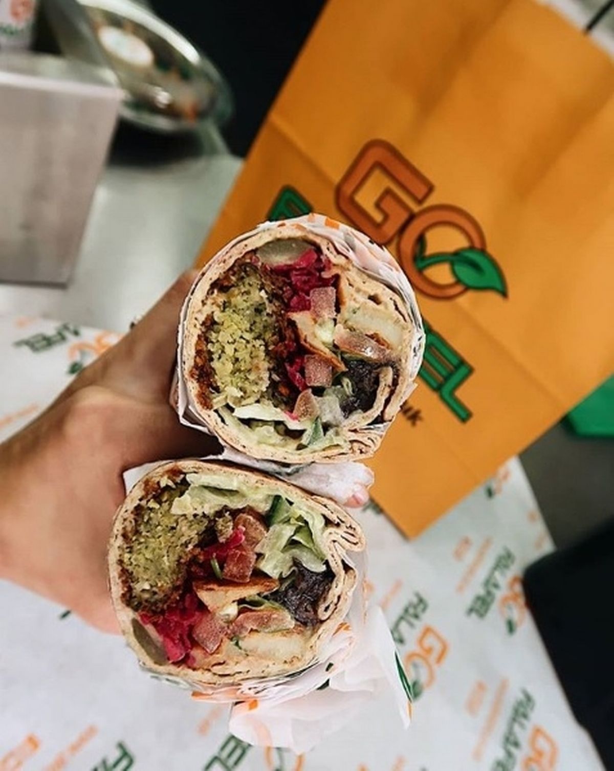 Go Falafel wraps
