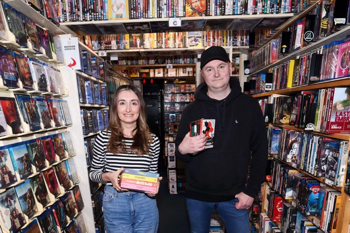 Hannah Rees and Dave Wain at Snips Movies in Bebington