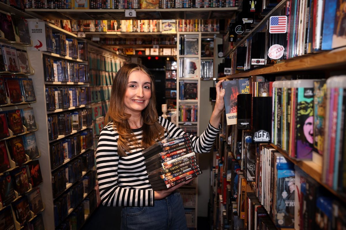 Hannah Rees visits Snips Movies in Bebington