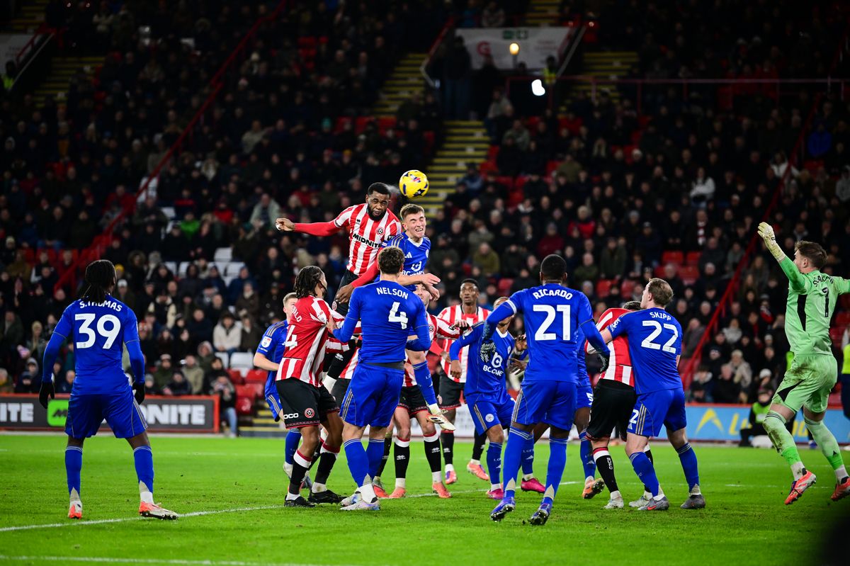 Leicester City lost 3-1 to Sheffield United on New Year's Day