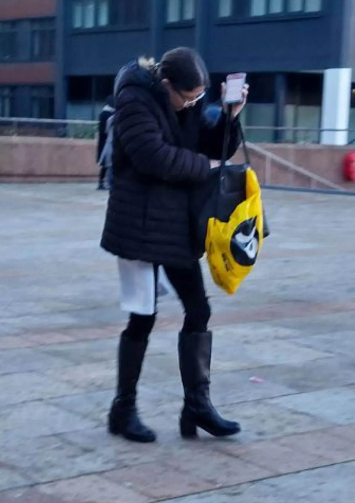 Lisa Haughey outside Liverpool Crown Court
