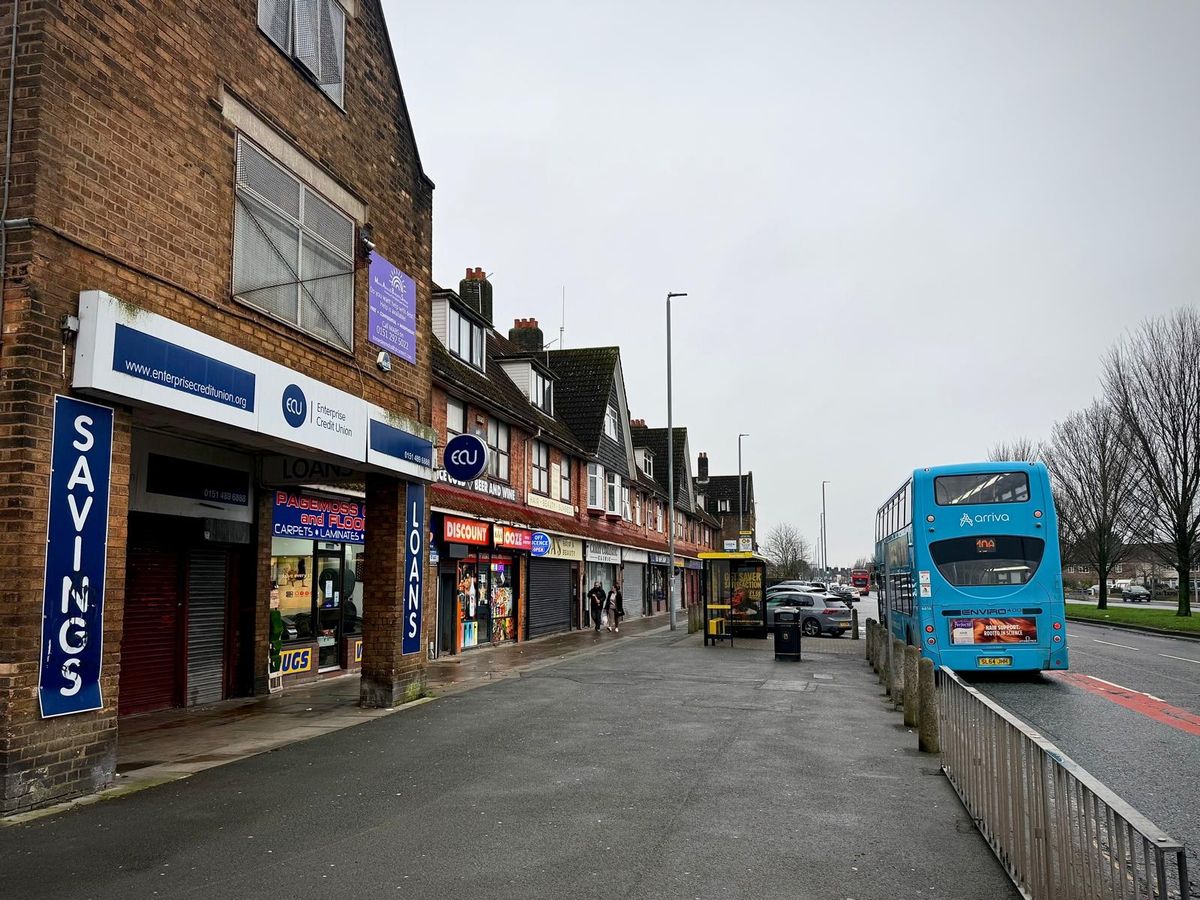 Liverpool Road in Page Moss