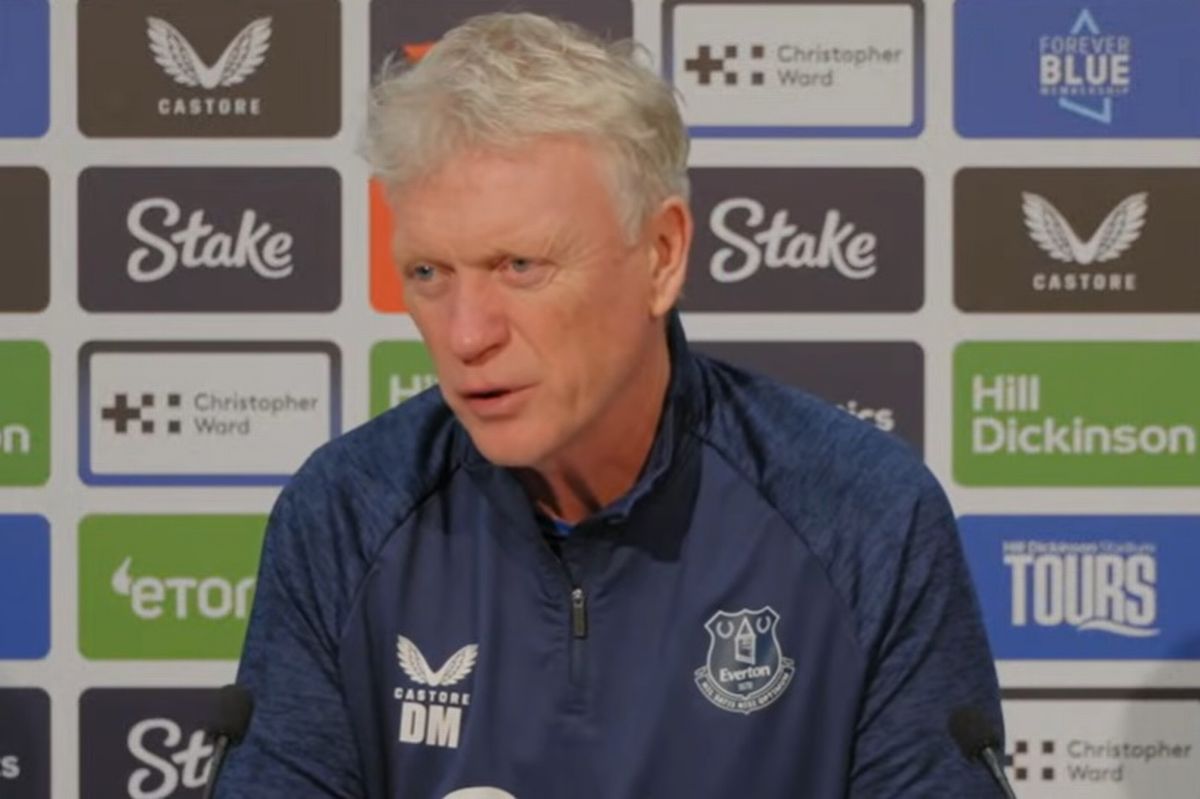 David Moyes speaks at his Everton press conference today