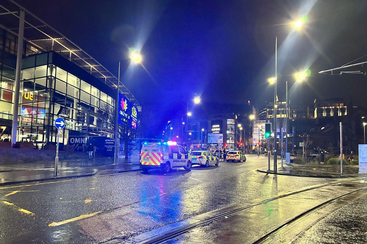 Police were spotted outside of the Omni.