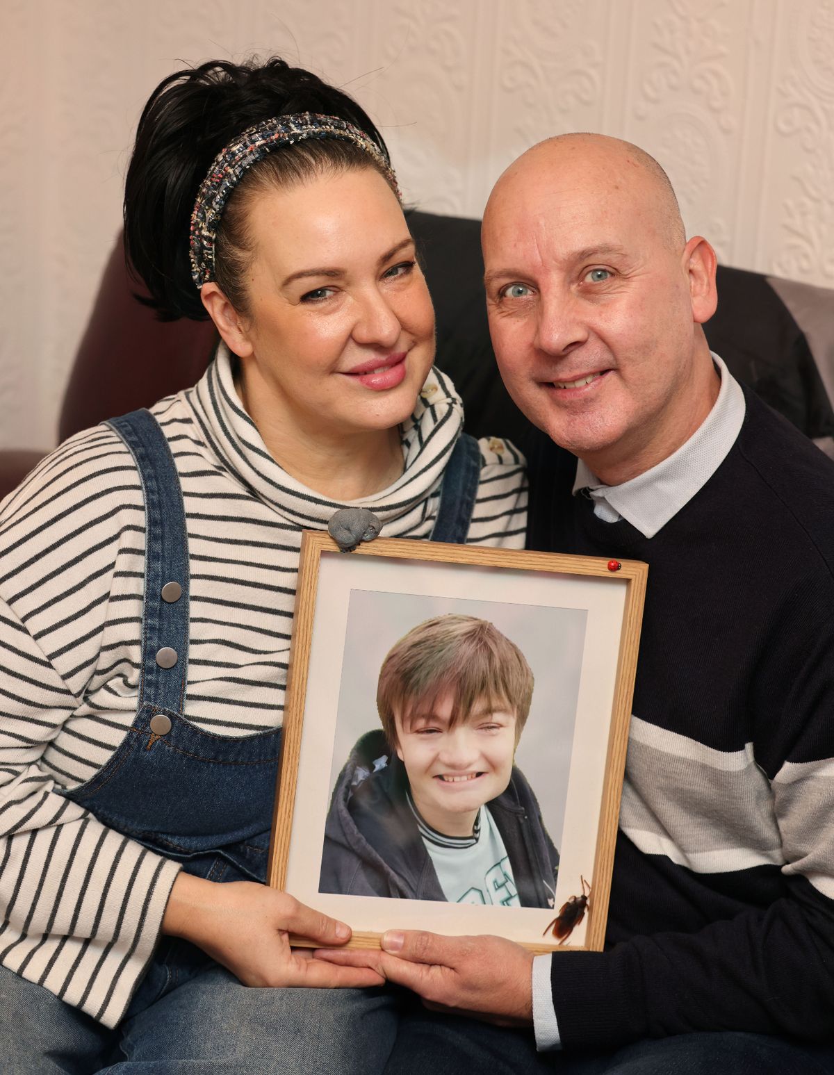 Pandy Nicholas with partner Clint Stokes 