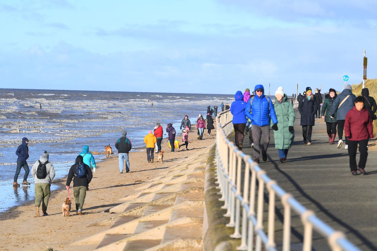 Head to Crosby beach for a refreshing walk this weekend 