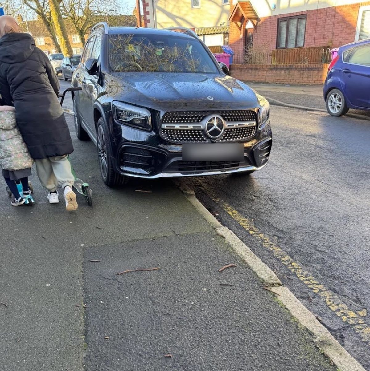 Parents have been slammed for lazy and dangerous parking outside a Pinehurst Primary School in Liverpool