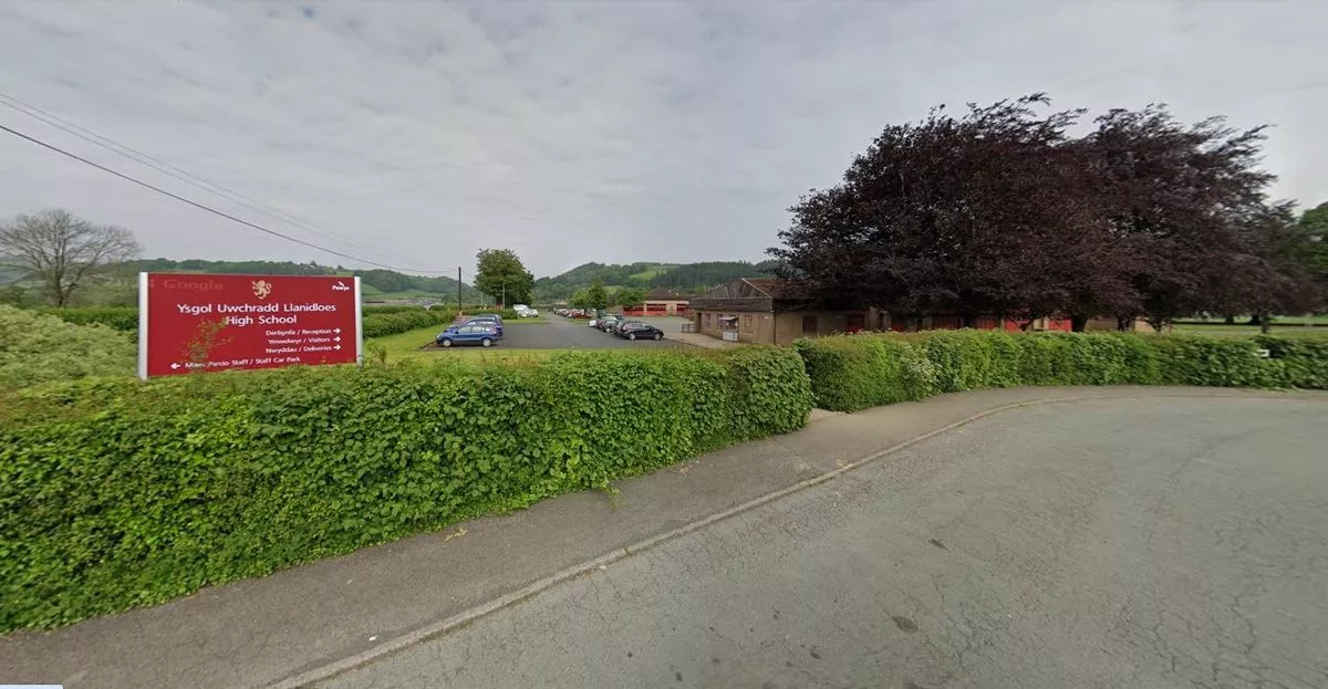 Llanidloes High School in Powys