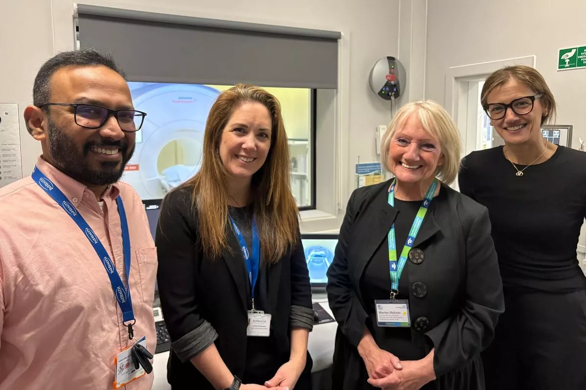 The opening of a refurbished £1.5m MRI scan centre in North Tyneside