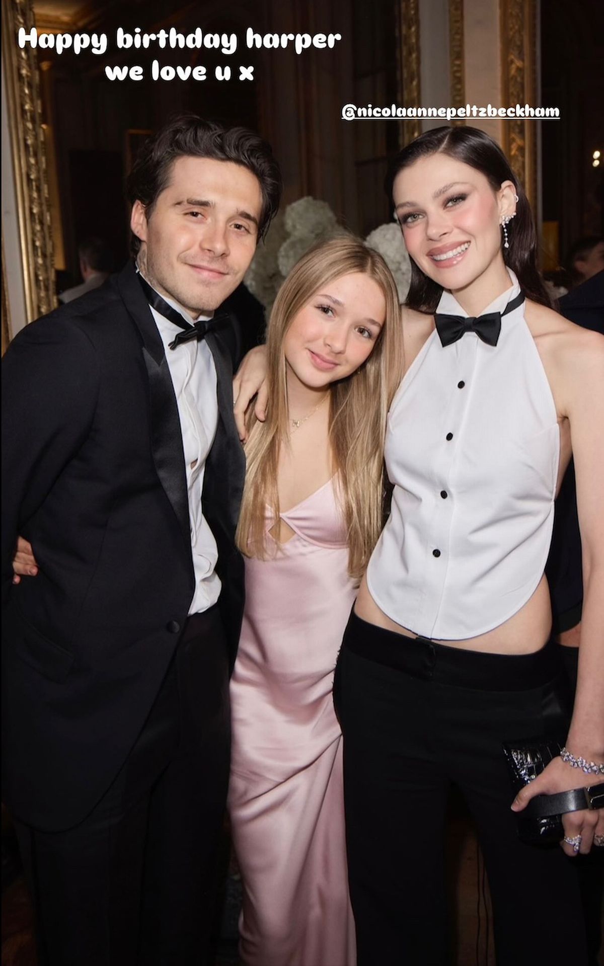 Brooklyn Beckham and sister, Harper