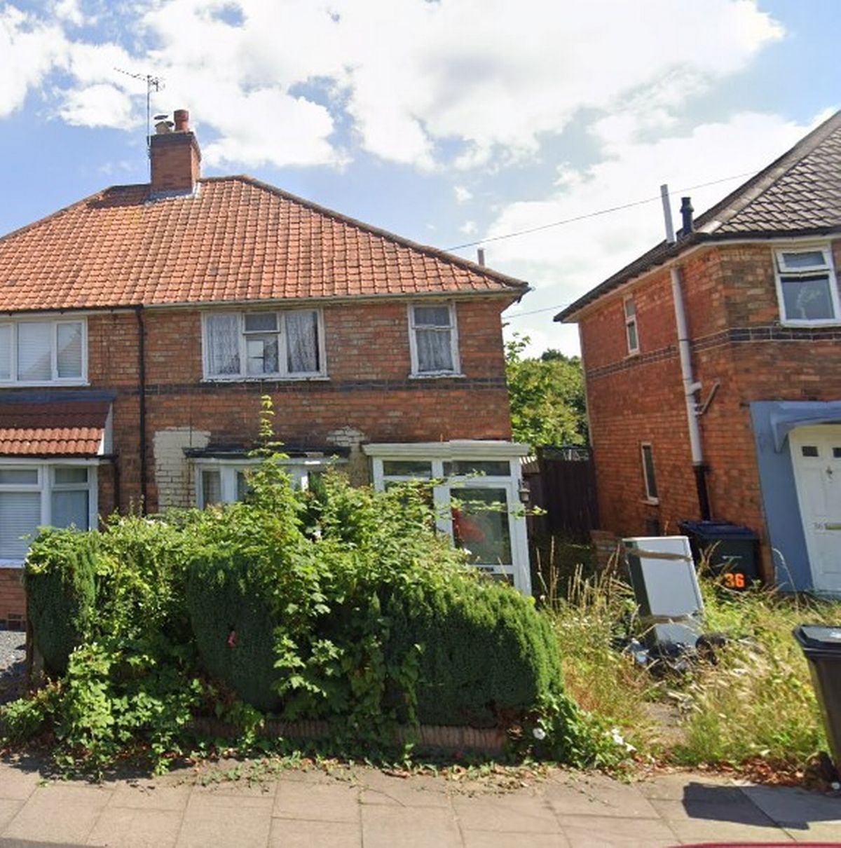 The home in Ravenshill Road where Valin Blake was living up to his death