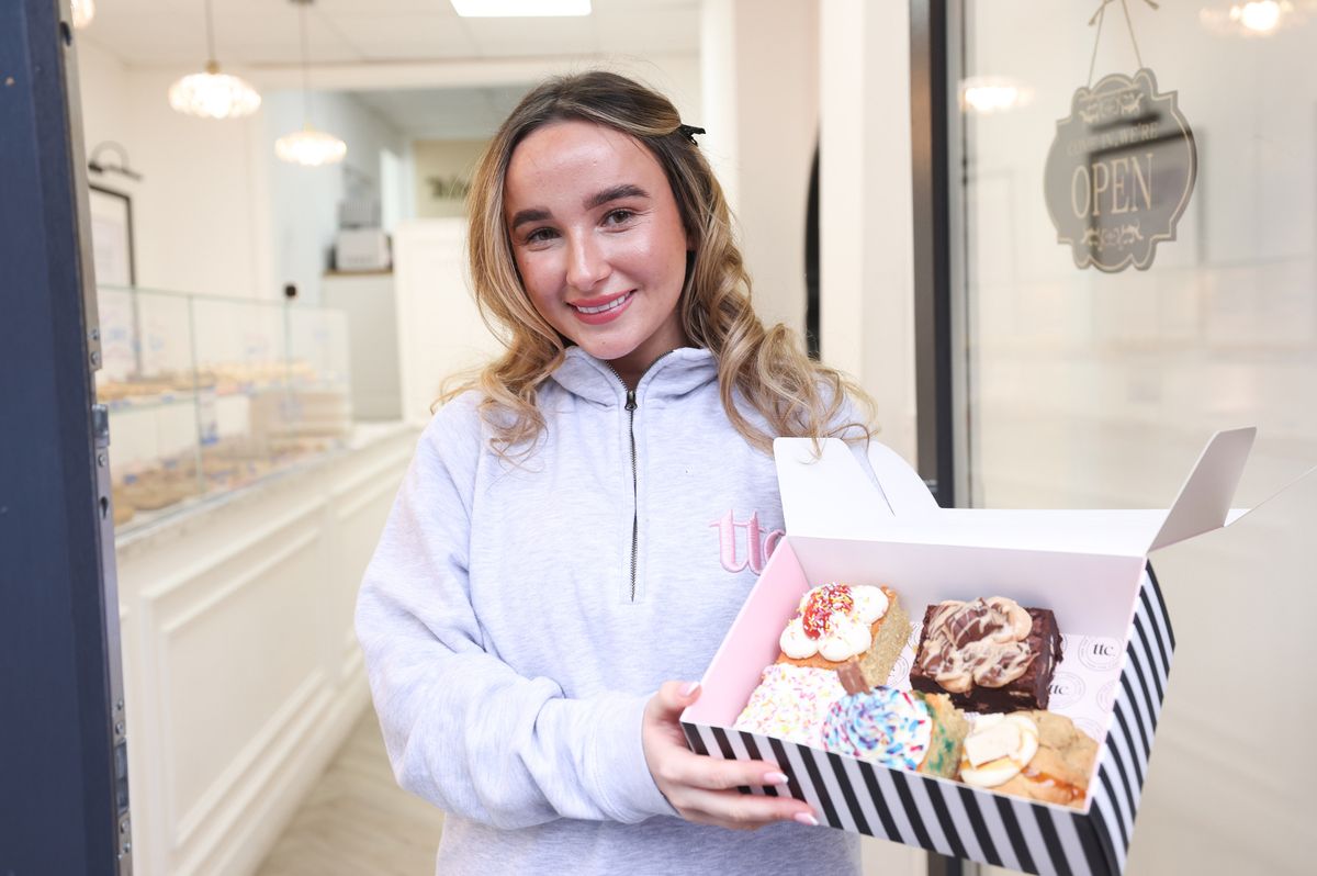 Shannon, owner of Take the Cake on Rice Lane in Liverpool