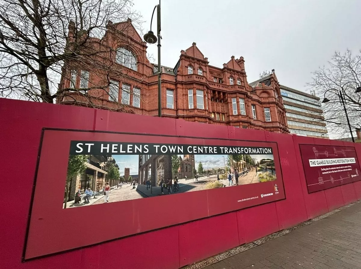 St Helens Town Centre is undergoing a huge regeneration project