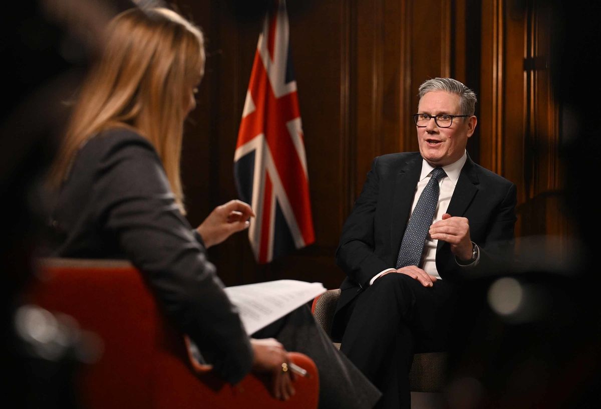 Keir Starmer made the comments in an interview with the BBC's Laura Kuenssberg