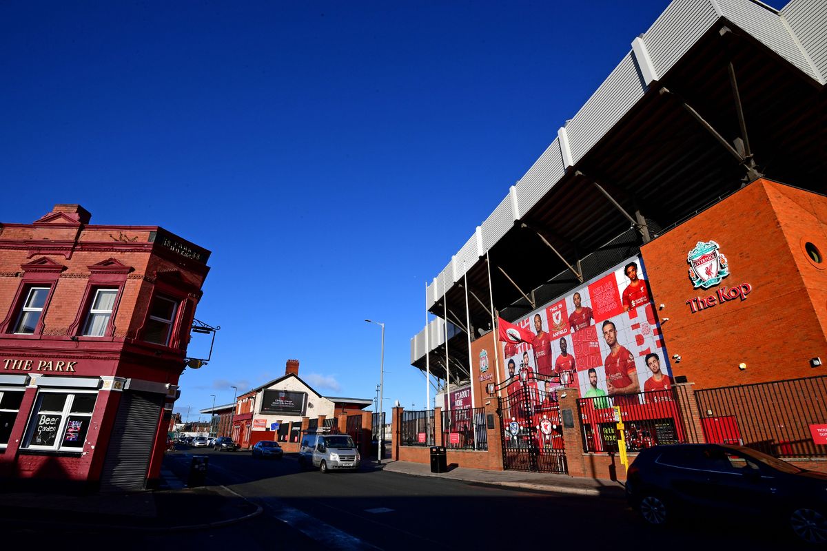 The Kop at Anfield, on Walton Breck Road