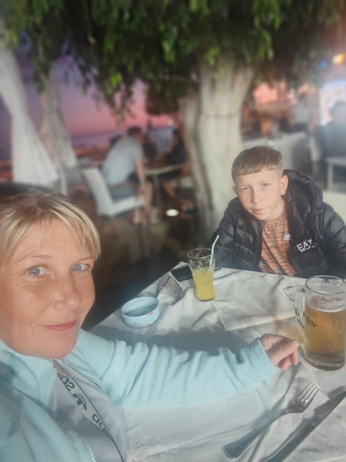 Amanda took her son overnight to Tenerife for a water park trip and to create memories together. 