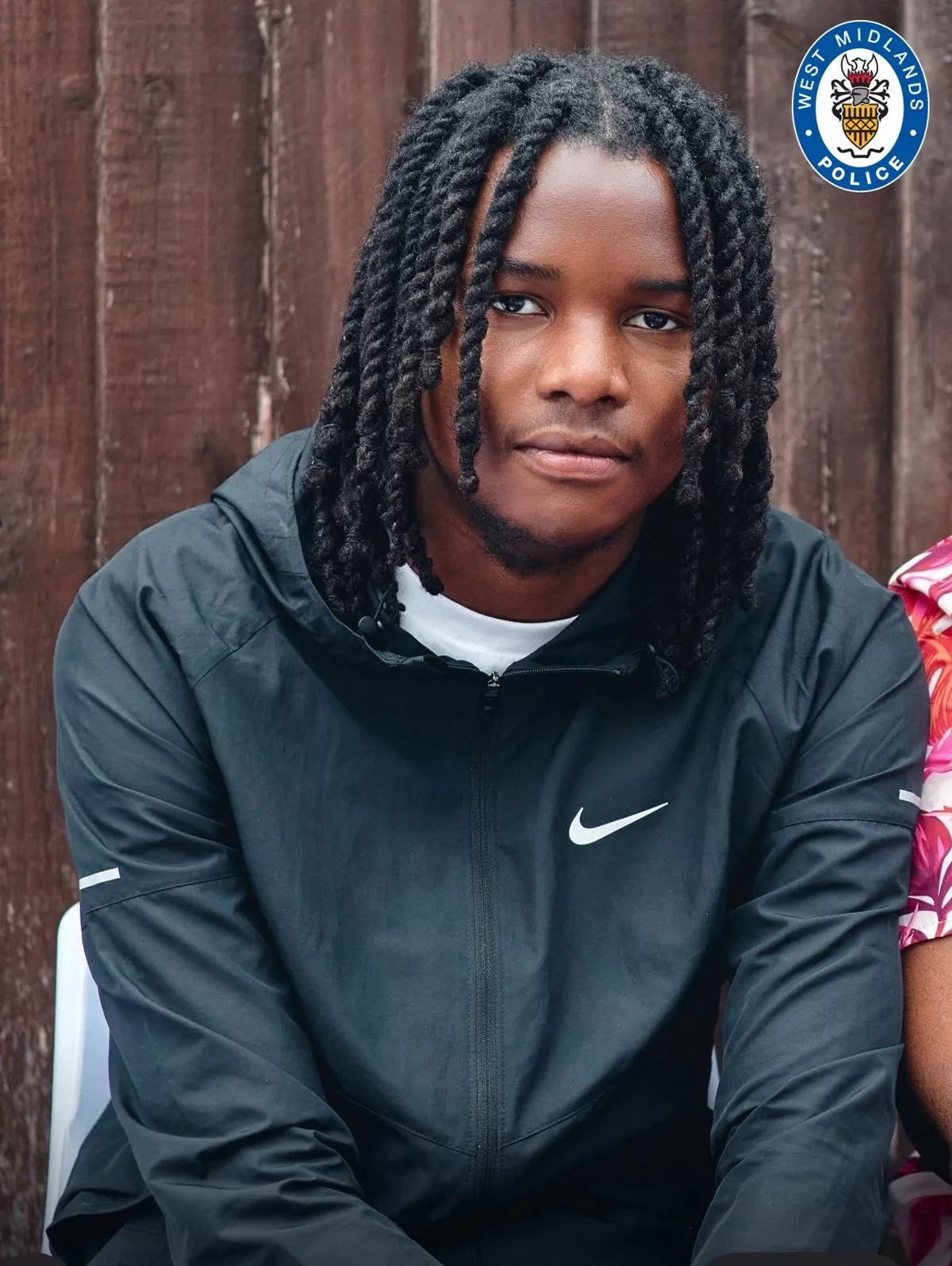 A family-issued image of Chris Ikouara, 19, who was black with black dreadlocks and who died after suffering stab wounds in Olton Boulevard East in Acocks Green 
