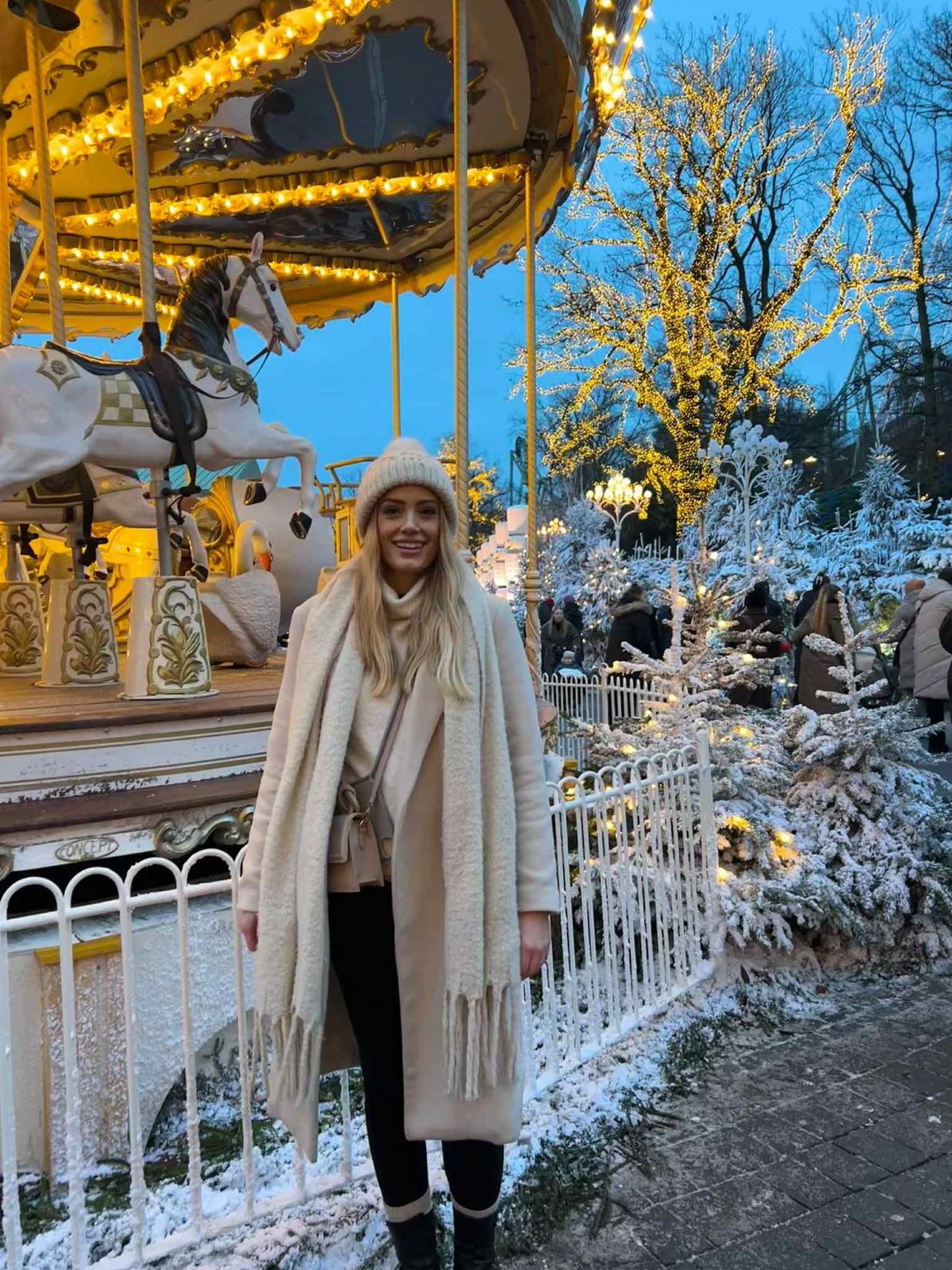 Emily jetted off to snowy Chamonix and went on a picture perfect train ride up in the mountains, before being home in time for bed