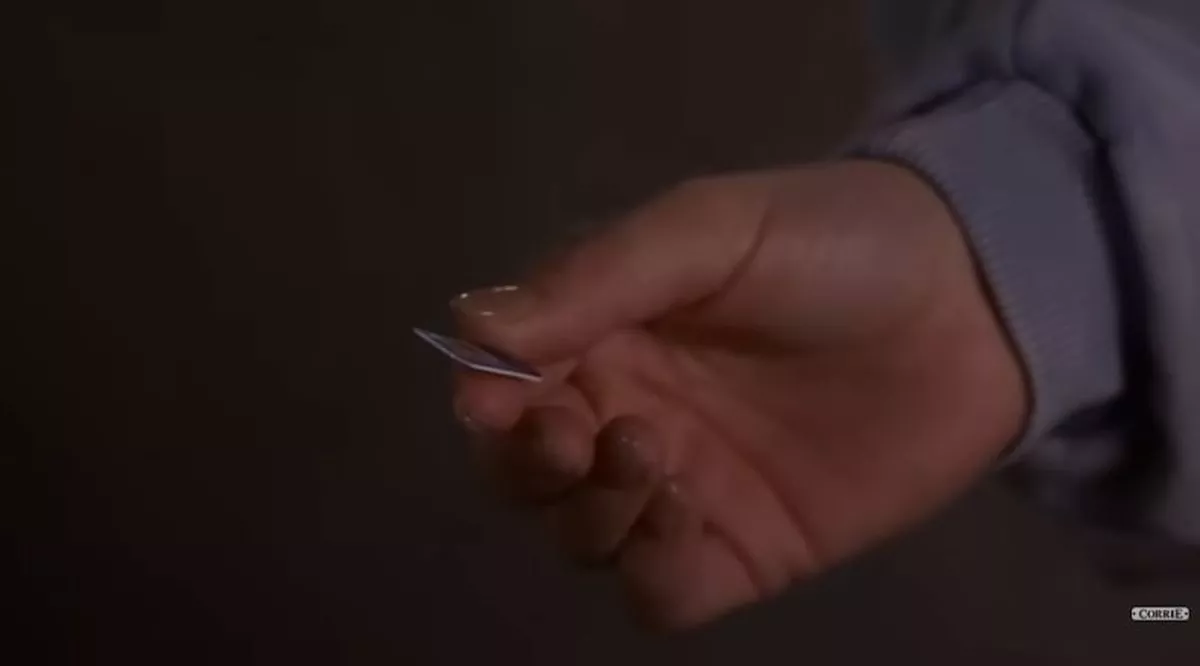 A photo of Jodie's SIM card