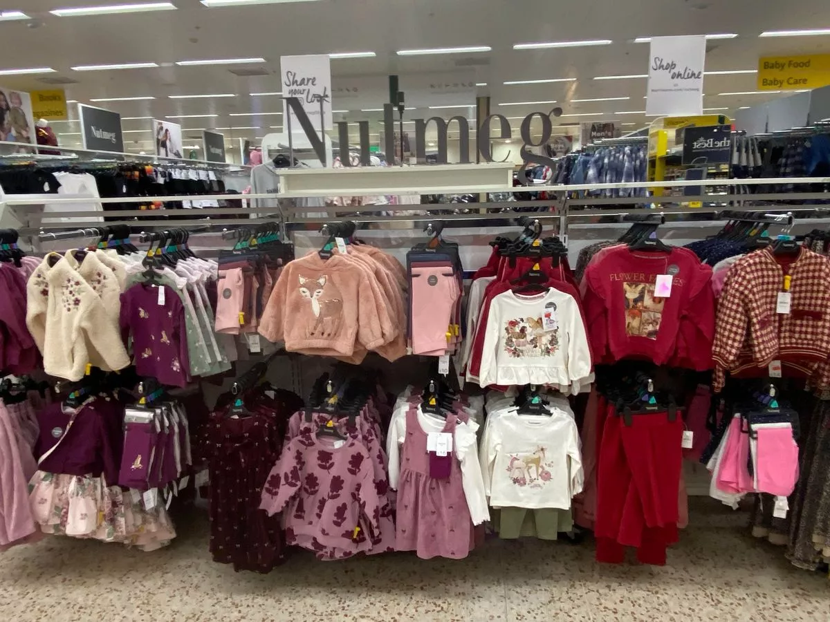 Morrisons' Nutmeg clothing