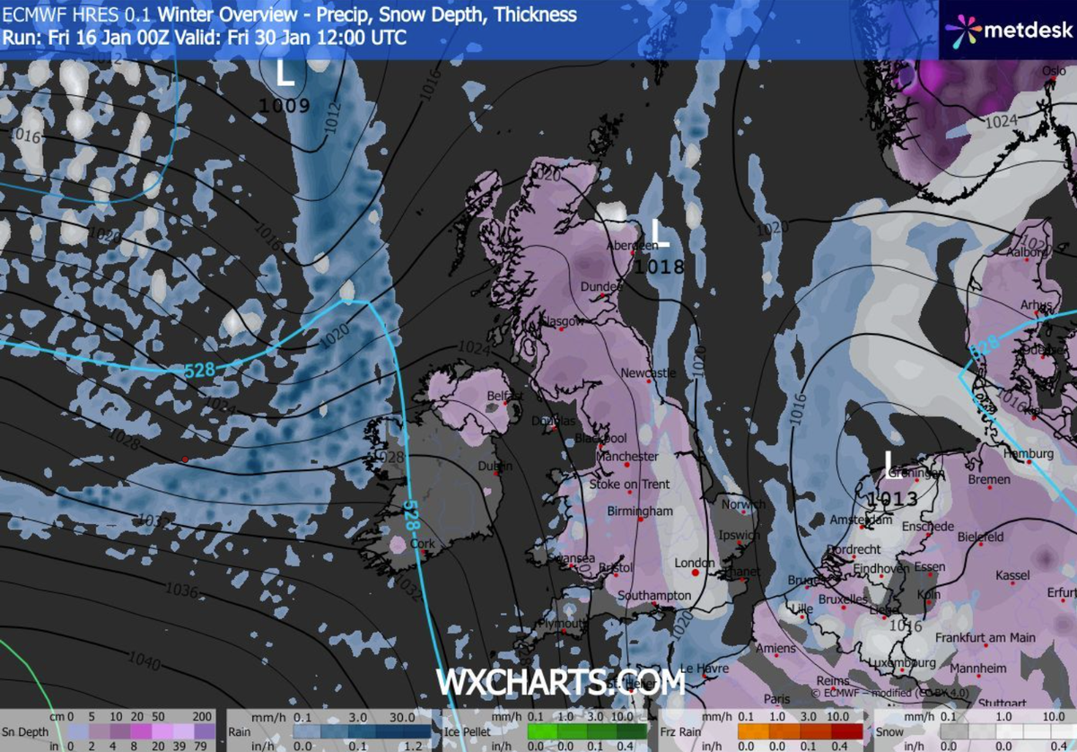 Fri 30 Jan 12:00 snow