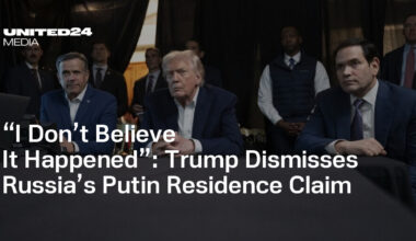 Trump Dismisses Russia’s Putin Residence Claim — UNITED24 Media