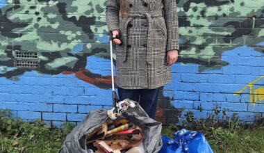 Litter pickers take a pride in Armley in New Year clean up