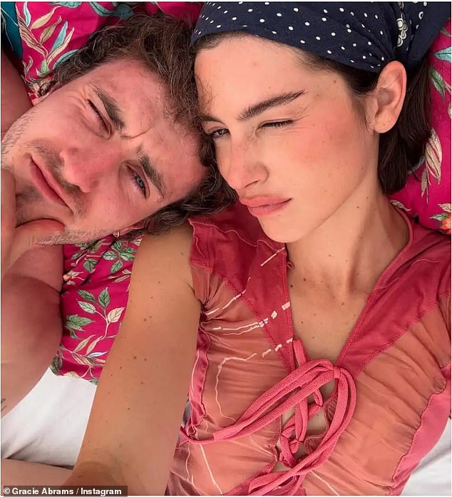 Paul recently revealed plans to 'slow down' his career to prioritise his personal life as he made a rare comment about girlfriend Gracie Abrams (pictured)