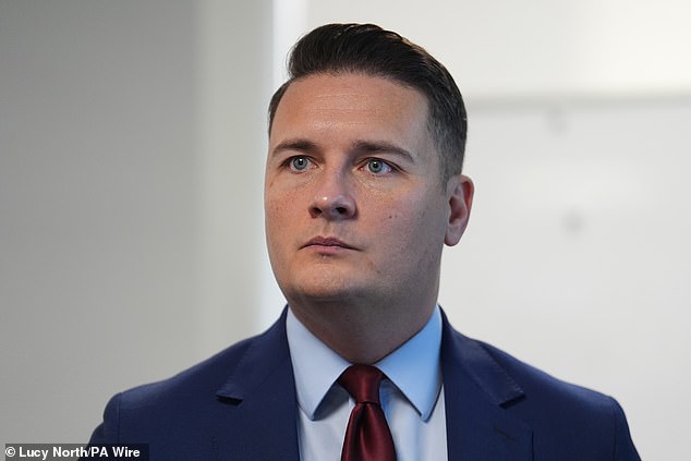 Health secretary Wes Streeting