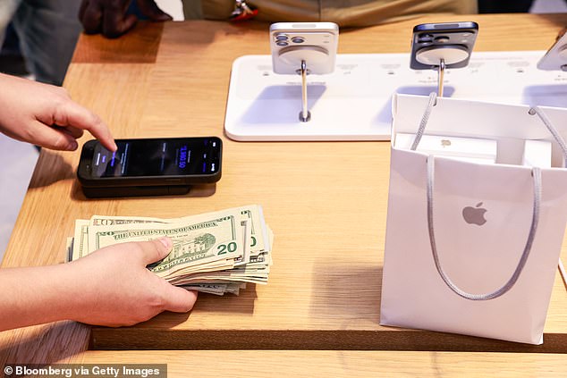 The dollar's weakness could make imported goods - like iPhones and other tech products - more expensive for American consumers