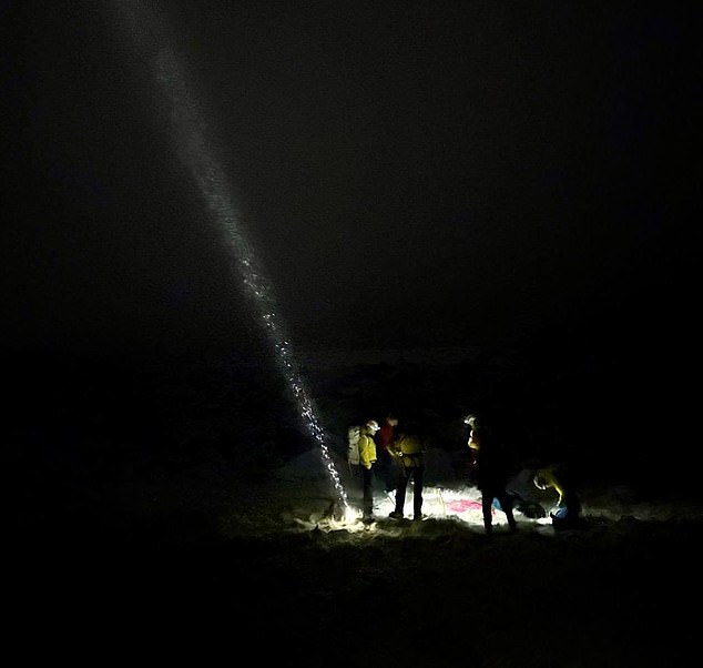 The pair in their 20s had set-off at 6pm on Tuesday to climb up 4295-foot-high Ben Macdui in the Cairngorms in the Scottish Highlands