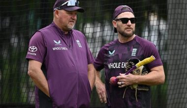 England coach David Saker (left) was only drafted in by Brendon McCullum to work with the quick bowlers in October