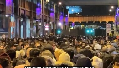 Although content creator Alex Dodman told how attending the display is not all it's cracked up to be, hitting out at £20 burgers, a 'f***ing awful' view and inaudible music