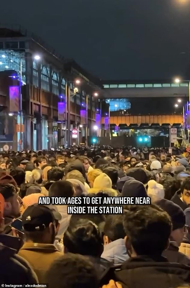 Although content creator Alex Dodman told how attending the display is not all it's cracked up to be, hitting out at £20 burgers, a 'f***ing awful' view and inaudible music